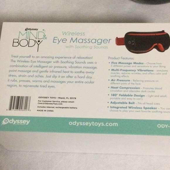 Odyssey Mind &Body Eye Massager with Sound - Picture 7 of 10